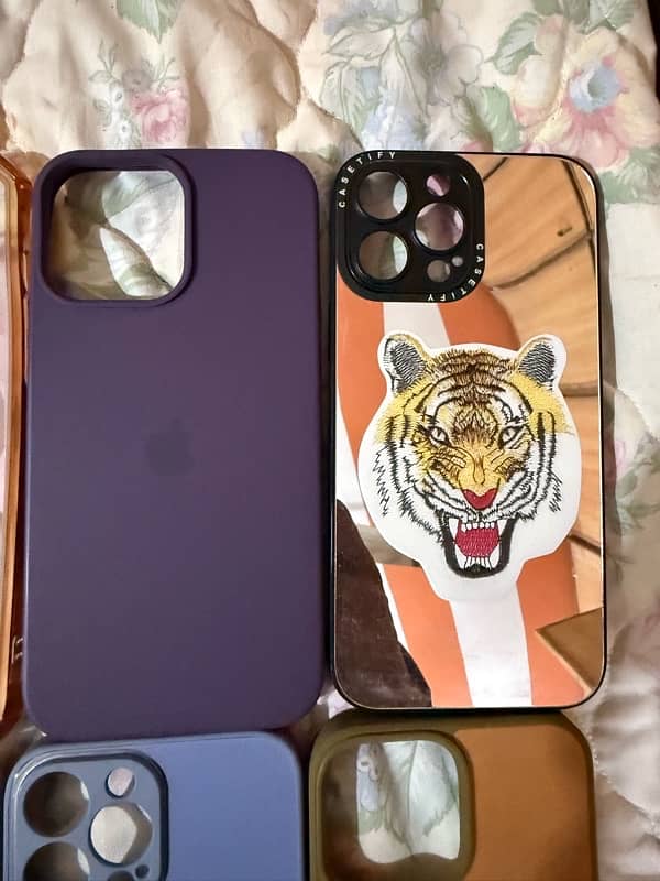 Iphone 13 promax cases in good condition. 7
