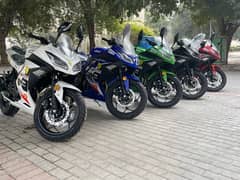 Kawasaki ninja available 250cc 350cc 400cc