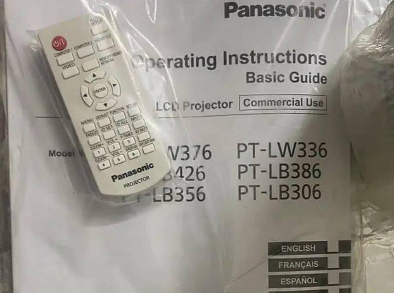 Panasonic PT-LB356 PROJECTOR read description 3