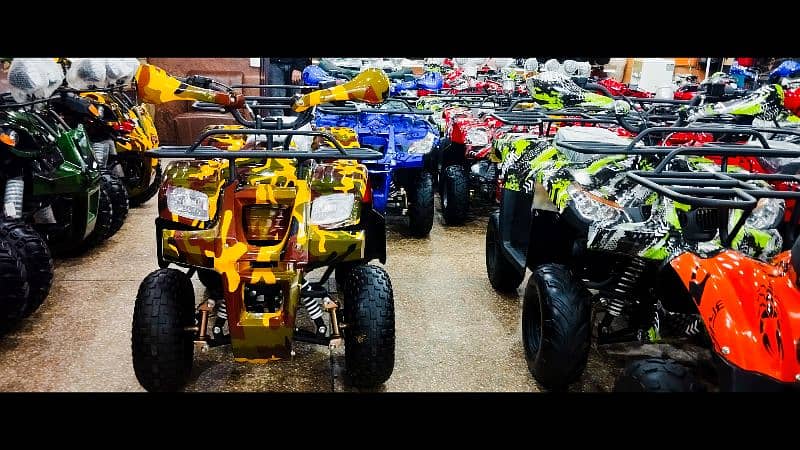 Full recondition Square light jeep model 110cc ATV Quad Bike 4 Wheeler 0
