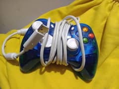 x box 360 transparent antique controller with USB connector