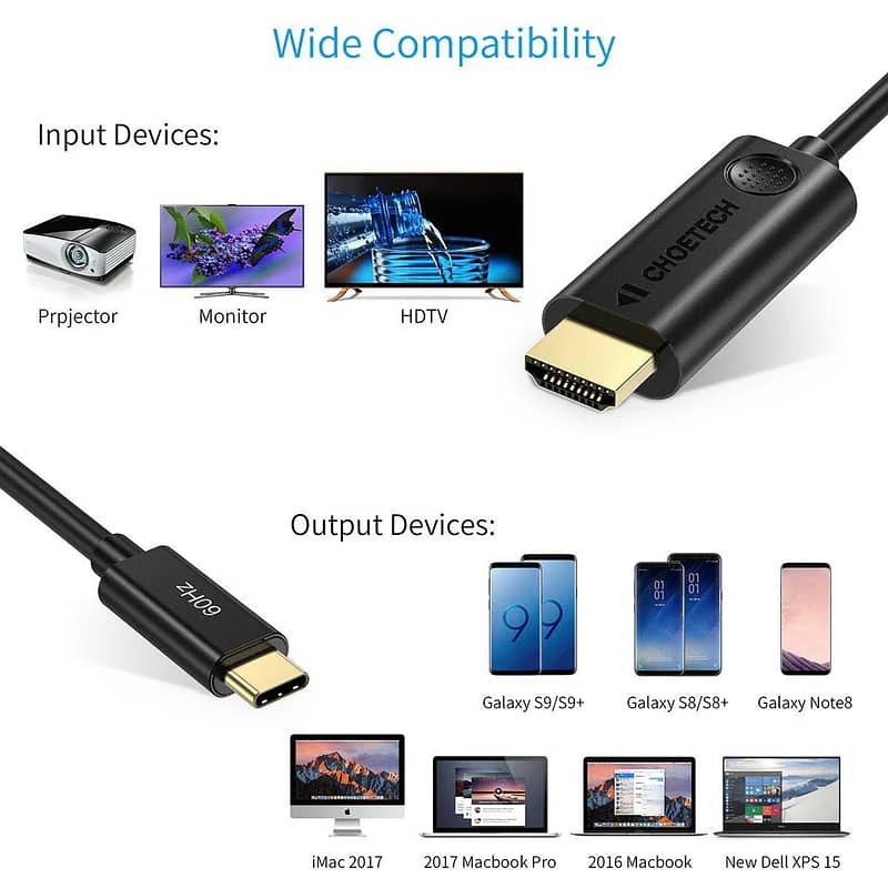 ikits (3M/9.8ft) Braided USB 2.0 Type C to Type C Data Charging Cable 4