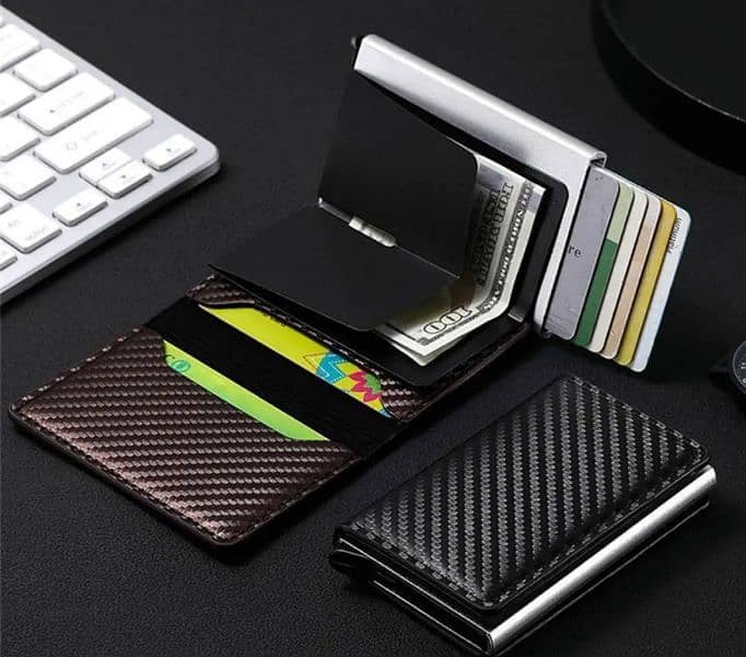 New Stylish and slim wallet 8card  option 0