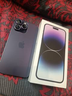 IPHONE 14pro MAX 128gb PTA APPROVED with complete box