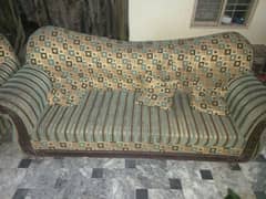 6 seater big sofa plus sofa cum bed for sale