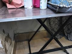 Wooden Upper Body or neachy Steel h, Folding Table