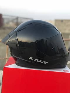 LS2 - Rapid single mono gloss black helmet