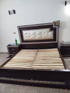 Urgent bed for sale solid wood