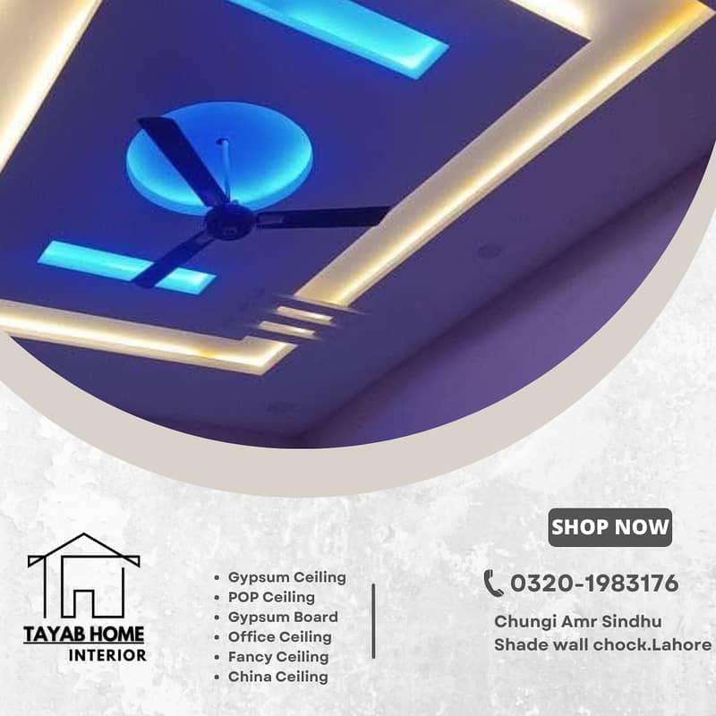 Ceiling/Ceiling/Gypsum Ceiling/POP Ceiling/Office Ceiling 2 by 2 0
