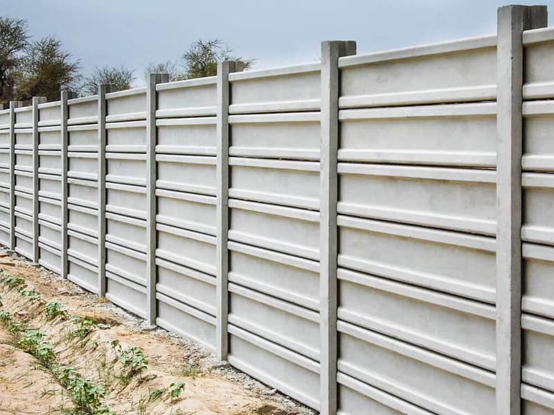 boundary wall, Precast Roof, Wall. Seurity Wall, H Column, Planks 0