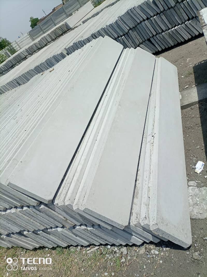 boundary wall, Precast Roof, Wall. Seurity Wall, H Column, Planks 7