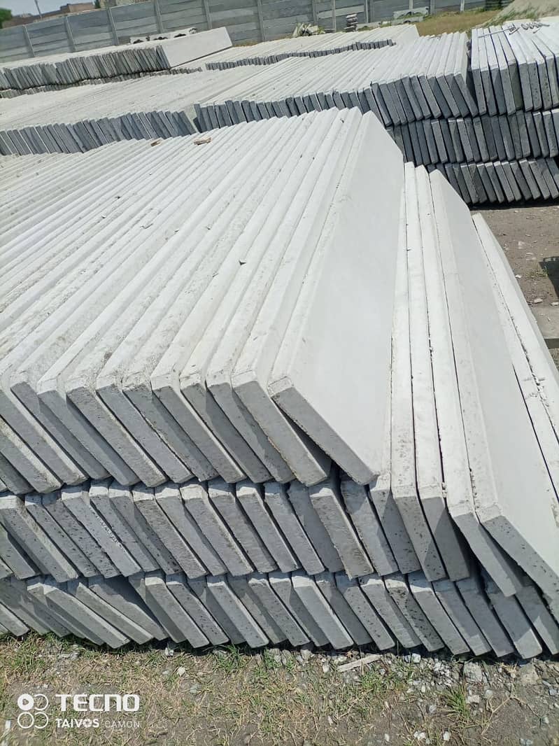 Boundary wall/Precast boundary wall/Girders/slabs/control shed roof 5