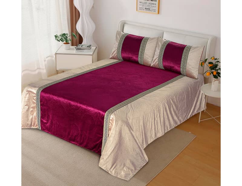luxury velvet bedsheet, plush bedding  warm velvet sheets velvet bed 2