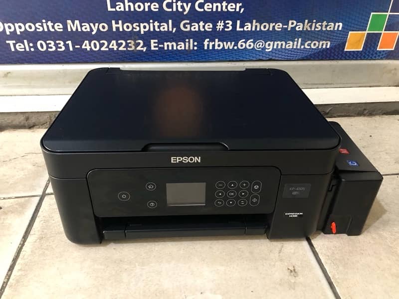 Epson XP-4105 Chipless Small-in-One Printer Wifi Photo Printer 0