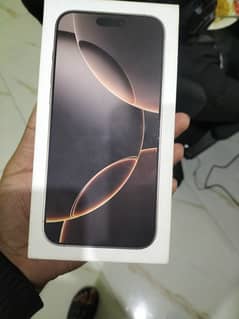 I phone 16 pro max 256GB