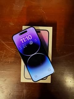 Iphone 14ProMax,Deep Purple,PTA approved,86%, 128gb,10/10condition