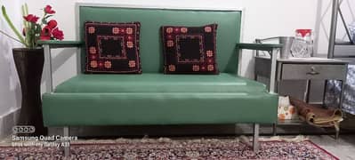 Modern Green Sofa Set – 3 Pieces – Brand New Cushioning