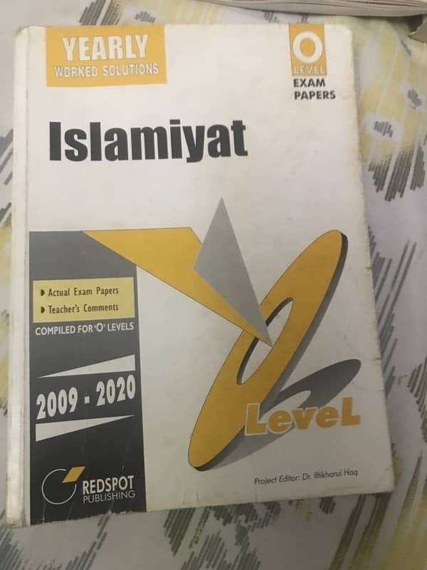 2 books for o level islamiyat  and past paper also 2