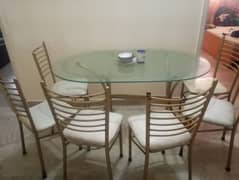 Dinning Table, Glass RS 12000