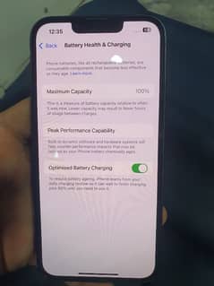 iphone 13  100 battery non pta abhi sim time h 4 month 128 gb