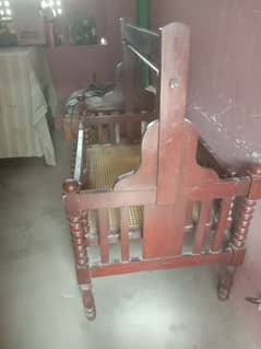 wodden  swing cot