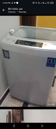 Haier Touch washing machine