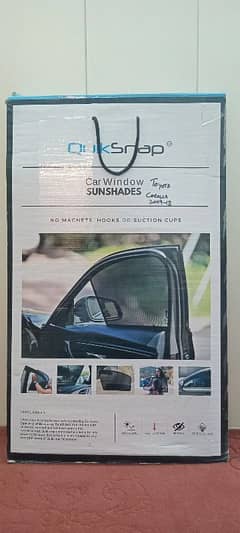 quik snap car window sunshades