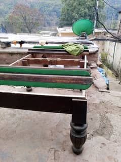 snooker table size 5 by 10