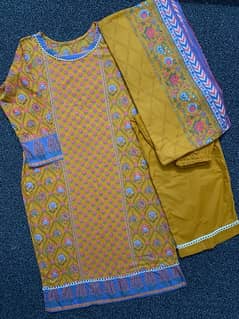 Khaadi 3pc lawn dress