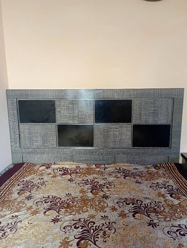 Beautiful Bed with 1 Side tables 1