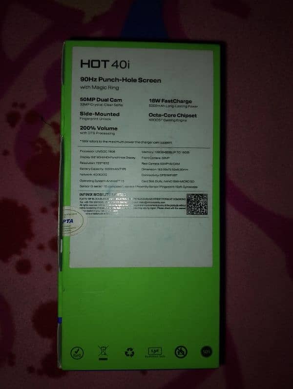 infinix hot 40i 1