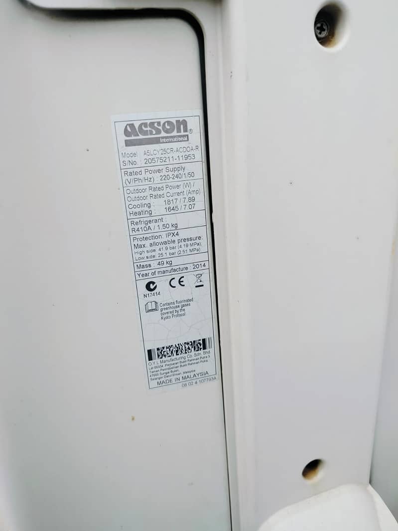 Acson Inverter 1.8 ton Ceiling AC 5