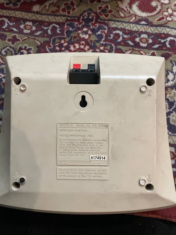 Sony Speaker System Model SS-CN110 5