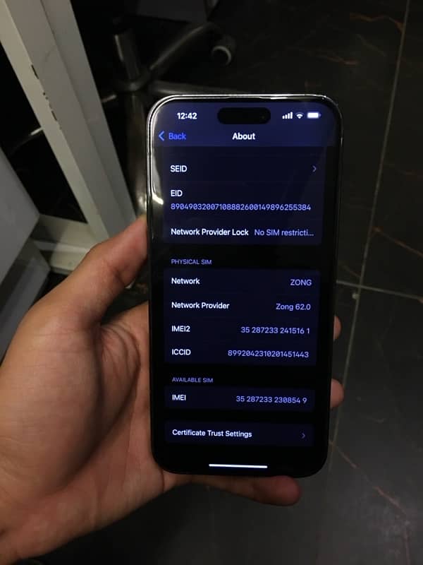 IPHONE 14 PRO MAX 256GB FACTORY UNLOCK SIM WORKING LIFE TIME 1