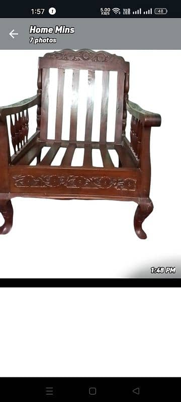 wooden sofa set 4