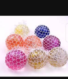 pack of 2 mesh squishy ball toys for kid