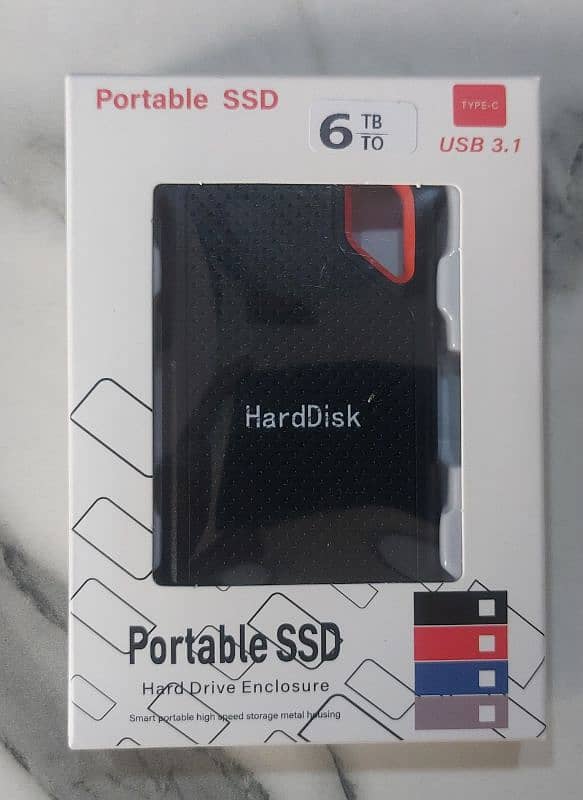 6-TB smart portable hard disk(6000 GB) 1