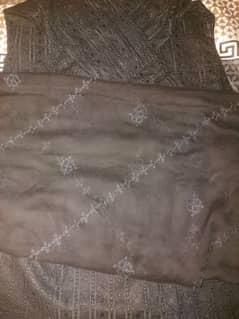 Full heavy chikankari lawn dress