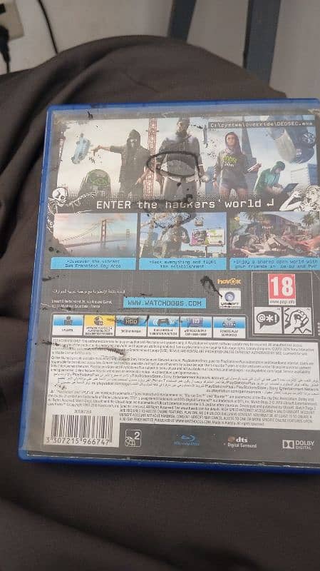 Watch Dogs 2 PS4 disc 1