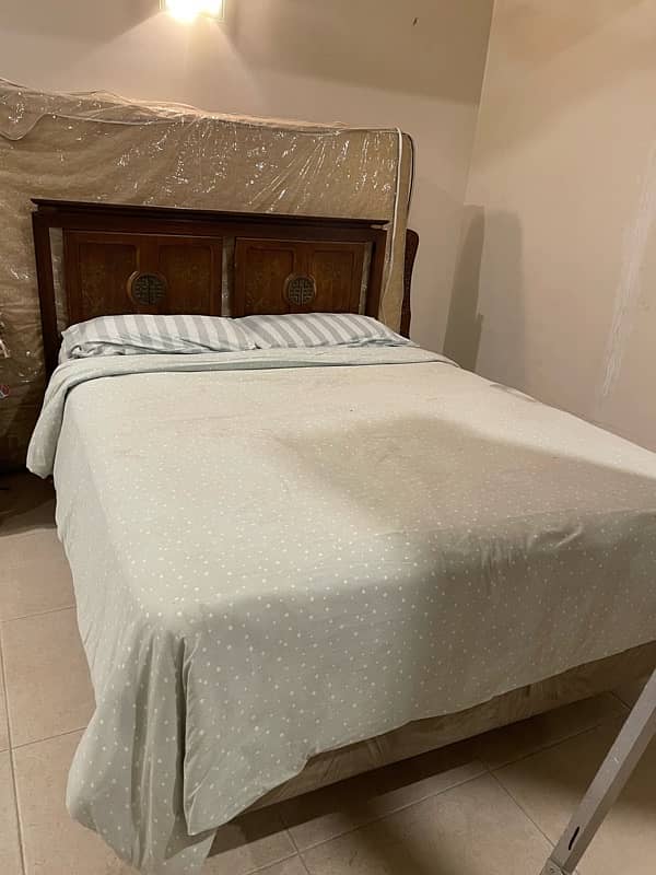 Wooden American Bed with Spring mattress 2