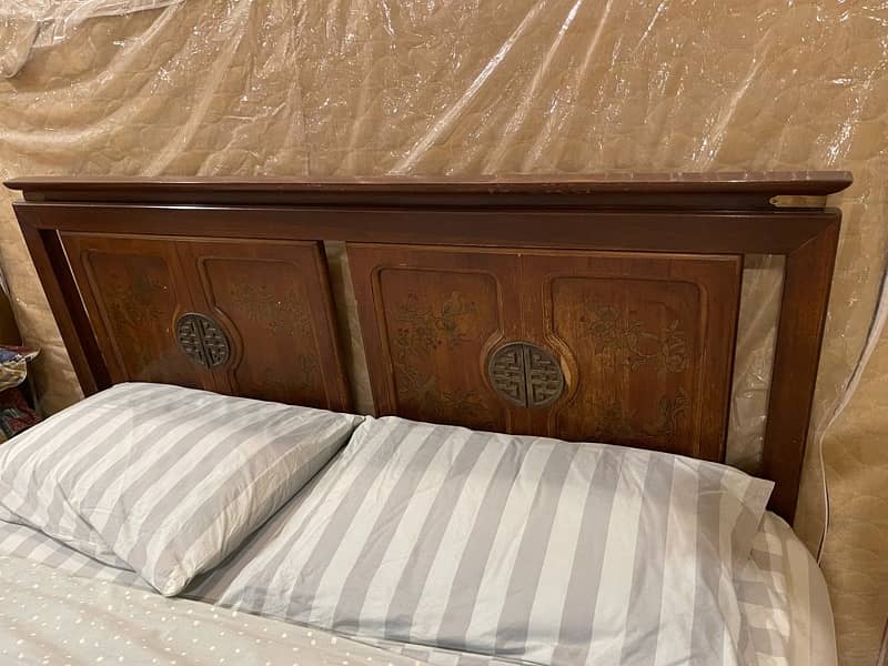 Wooden American Bed with Spring mattress 0