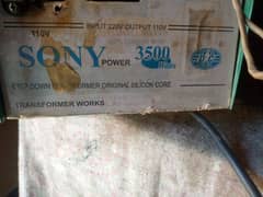 Sony stabilizer 3500 Watt for 110 ac ka