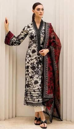 Embroided lawn collection