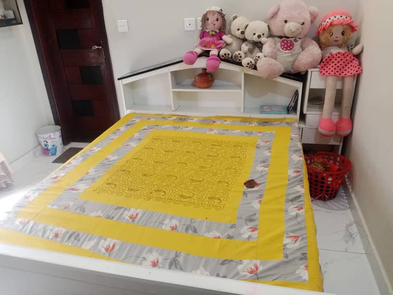 Kids Furniture | Baby Double bed with metres 1