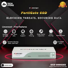 FortiGate-60D Fortinet | Next Generation Firewall Appliance (Renewed)