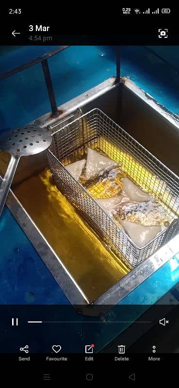 Roll Samosa Counter Fryer 3