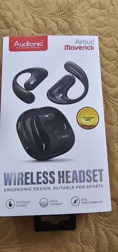 Audionic Maverick open ear wirless bluetooth earbuds black