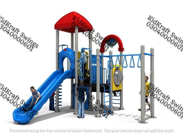 kids Slide/Swings/Kids rides/jhula/Spring rider/jungle gym/gazebo/bar 7