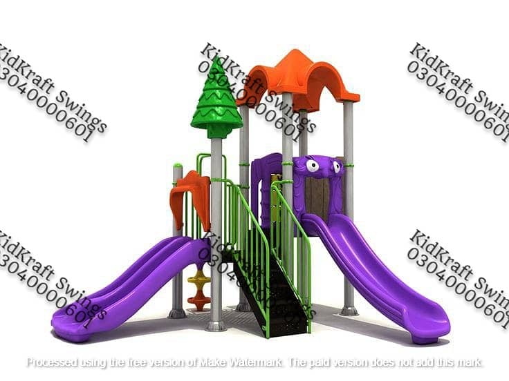kids Slide/Swings/Kids rides/jhula/Spring rider/jungle gym/gazebo/bar 8