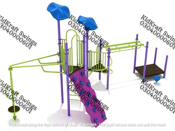 kids Slide/Swings/Kids rides/jhula/Spring rider/jungle gym/gazebo/bar 9